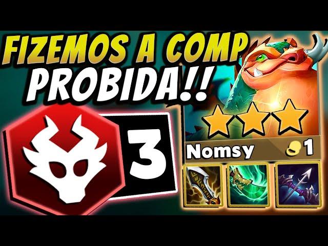 TFT - FIZEMOS A COMP PROIBIDA! NOMSY CARRY COMPLETAMENTE INSANA!!