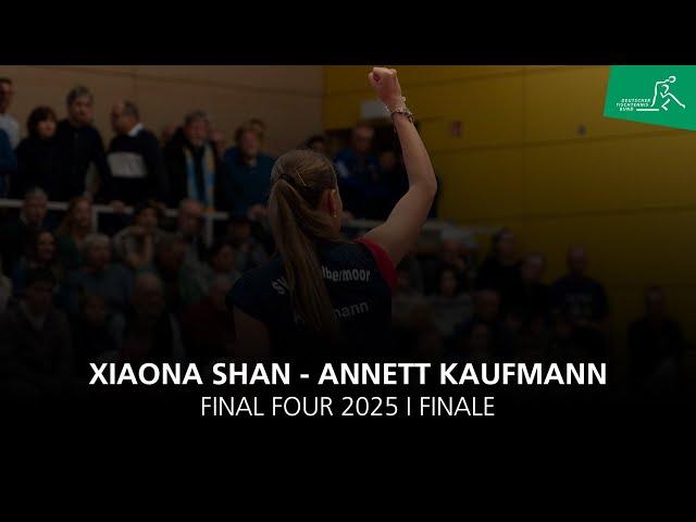 Shan Xiaona - Annett Kaufmann I Final Four 2025 - Finale