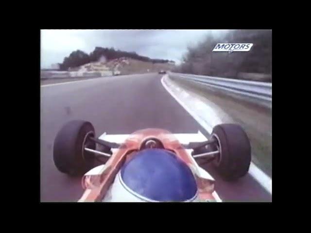 Patrick Tambay laps Zandvoort in his McLaren