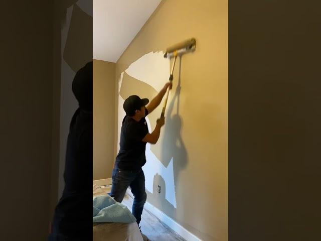 20sec to paint a wall with a 18in roller