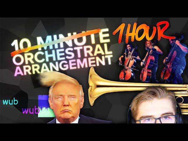 Making an Orchestral Arrangement in 10 Minutes - Mr. President, It's Too Many Layers!