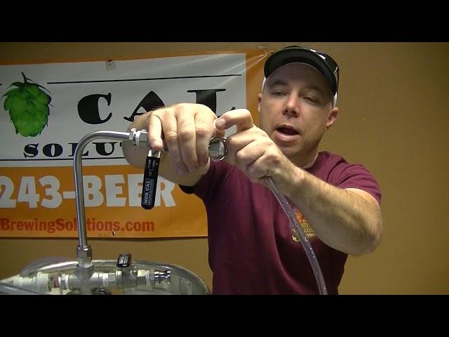 Oxygen Free Transfers using NorCal Brewing Solutions Sanke Keg Cross Fermenter Kit