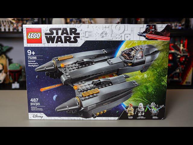 LEGO Star Wars General Grievous's Starfighter Set Review! (75286)