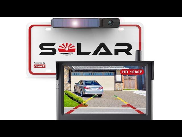 Unveiling Foxpark Solar Wireless Backup Camera!  | 1080P, 5’’ Monitor, 3 Mins DIY Install | Review