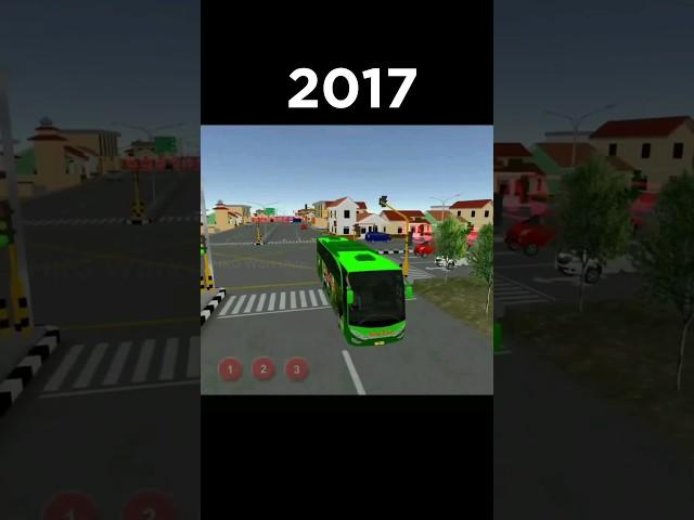 Evolution Of Bus Simulator Indonesia 2017 - 2023 #bussid #bussimulatorindonesia #evolution #viral