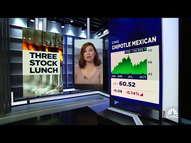 3-Stock Lunch: Chipotle, Pfizer & Ford