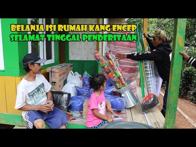 Belanja Rumah Kang Encep.. Istrinya Menangis Bahagia Melihat Perabotan Rumah Yang Baru.