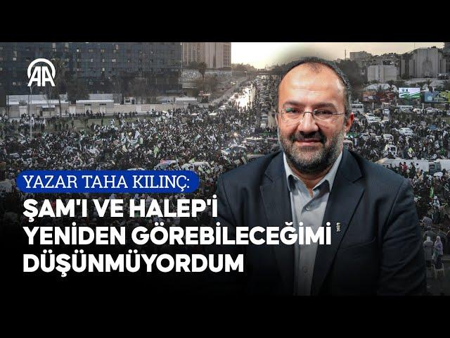 Yazar Taha Kılınç, Suriye'nin geleceğine dair öngörülerini AA'ya anlattı