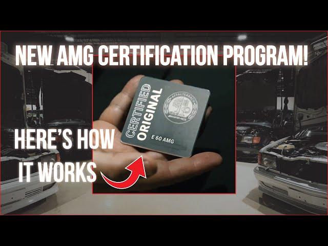 Announcing The New AMG Certification Program!