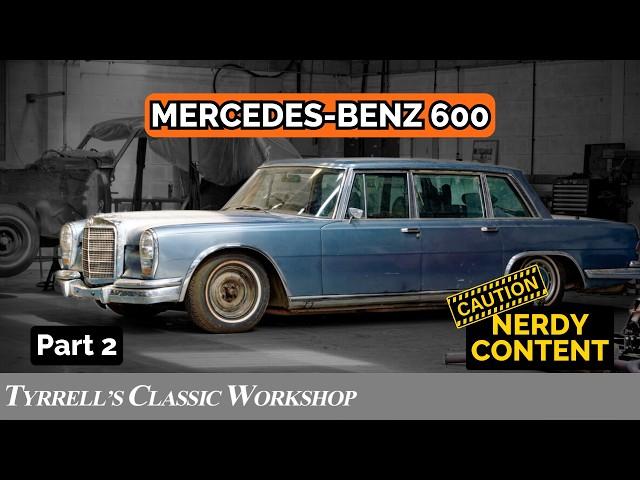 Mercedes-Benz 600 Part 2: Recommissioning the Comfort Hydraulic System | Tyrrell's Classic Workshop