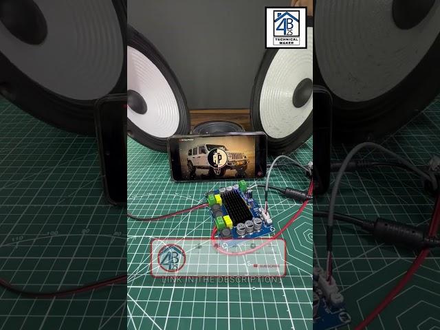 120 watt  class d amplifier board power #testing #shorts #yutubeshorts #viraltech #trending #viral