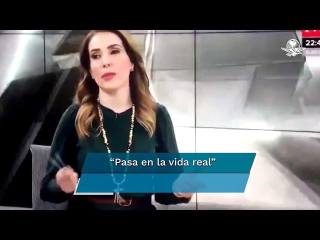 Conductora lanza grosería en vivo y se vuelve viral