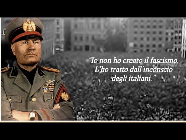 Citazioni e Frasi Celebri - Benito Mussolini