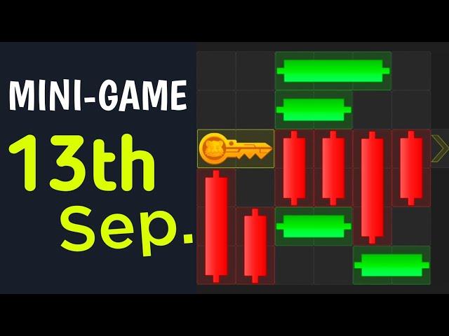 13 September Mini Game Key 100% Solved | Hamster Kombat Puzzle For Today September 13