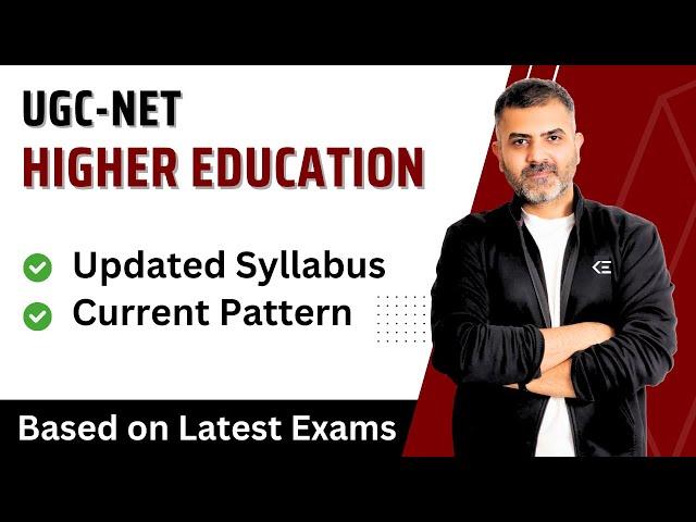 Higher Education | UGC-NET-Paper 1 | Updated Syllabus | For June 2025