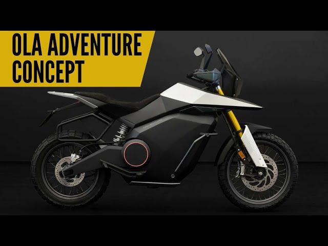 2023 OLA Adventure Electric Motorcycle Concept - First Look | AUTOBICS