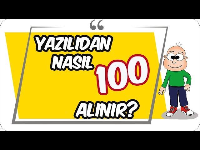 Yazılıdan 100 Not Garanti! | Kopyaya Gerek Kalmayacak! 