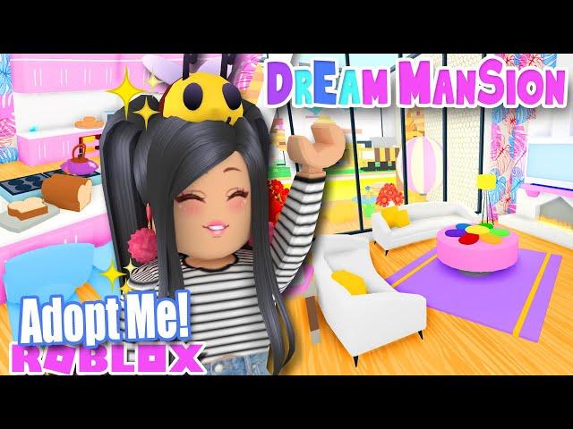 HUGE DREAM MANSION TOUR  in ADOPT ME ROBLOX House Home