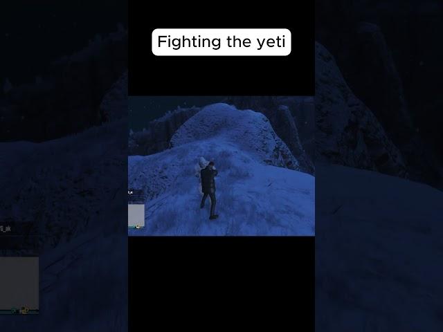 Dont fight the yeti 