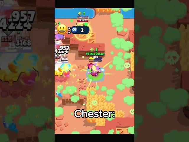 Chester 1v8  #brawlstars #brawlstarsgame