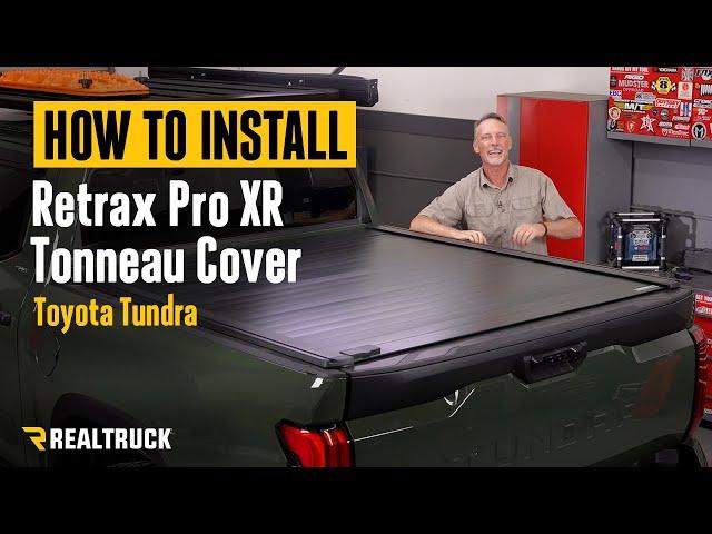 How to Install Retrax PRO XR Manual Retractable Tonneau on a 2022 Toyota Tundra