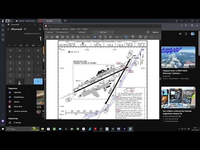 Как правильно рассчитать наклон(уклон) ВПП. How to correctly calculate the slope (slope) of a runway