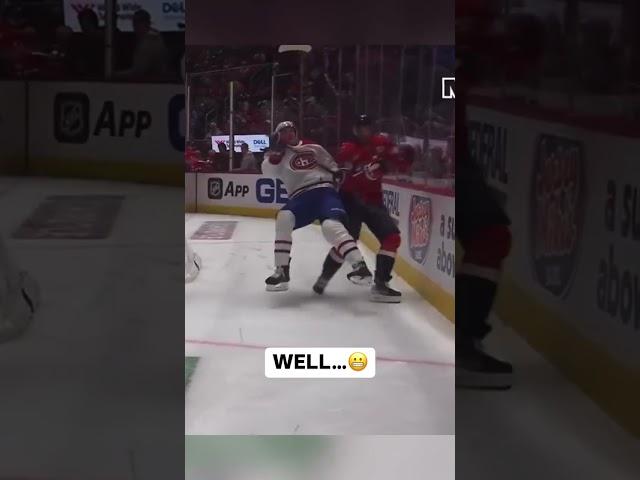 ОПАСНЫЙ, НО БЕЗОПАСНЫЙ СИЛОВОЙ ПРИЕМ #hockey #nhl #montreal #нхл