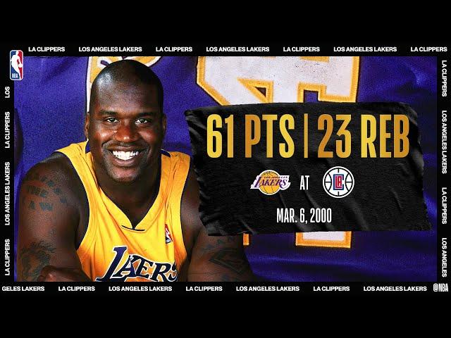 Shaq Scores Career-High 61 On His 28th Birthday | #NBATogetherLive Classic Game