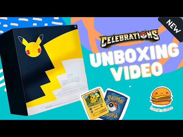 Pokemon Center Celebrations ETB!! - WHAT DID WE PULL?? - Hamburgeee unboxing