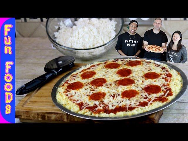 Rice Crusted Pizza | How to Make Pizza with a Rice Crust featuring Slice n Rice