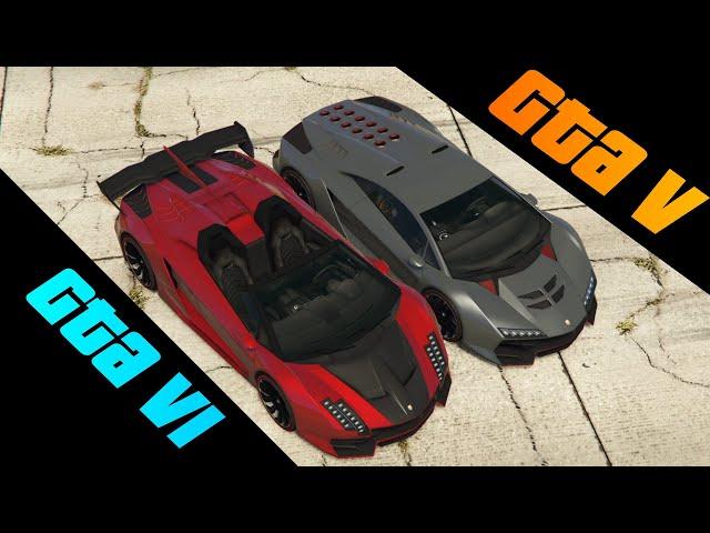 What would GTA V cars look like in GTA VI