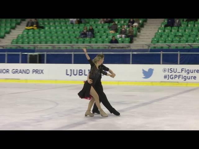 2016 ISU Junior Grand Prix - Ljubljana - Free Dance - KNISPEL / VOIGTLAENDER GER