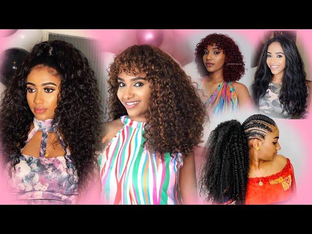 ኦሪጅናል 100% ሁማንሄር - Showing our 100% original Human Hair