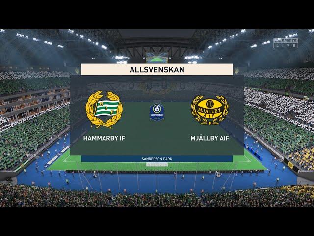 Hammarby IF vs Mjällby AIF (09/05/2023) Allsvenskan 2023 FIFA 23