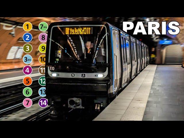  Paris Metro - All the Lines (2025) [4K]