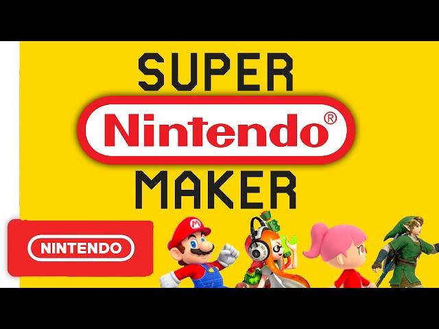 Super Nintendo Maker - Announcement Trailer - Nintendo Switch