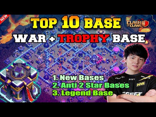 TOP 10 Best TH15 WAR BASE LINKS + CWL Base + LEGEND Base Link 2023 | Clash of Clans Base Layouts