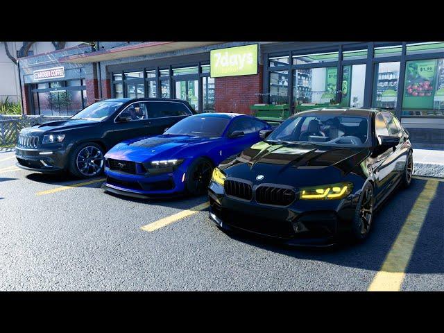 The Crew Motorfest | 956HP BMW M5 CS F90 vs 1001HP Mustang Dark Horse, 960HP Hellcat Redeye, +