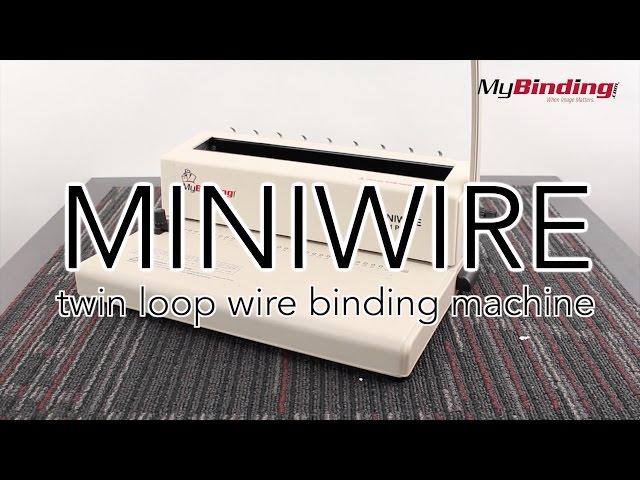 MiniWire Twin Loop Wire Binding Machine | MyBinding