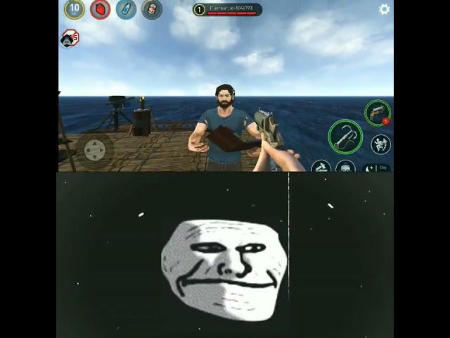 TROLLING FACE | RAFT MULTIPLAYER | #raftmultiplayer #trolling