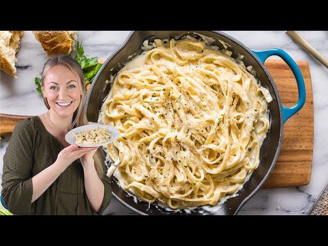 Creamy and Easy Fettuccine Alfredo