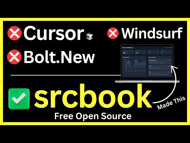 Srcbook: NEW AI Coding Agent BEATS v0, Cursor AI, Bolt.New, & AIDE , WindSurf editor