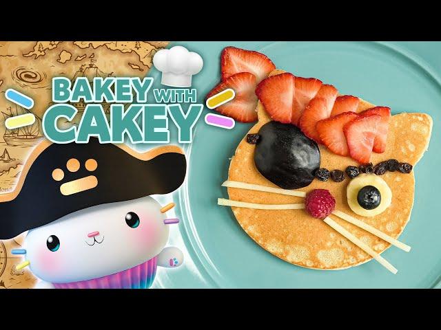 Making Cakey's Purrfect Pirate Pancakes | BAKEY WITH CAKEY