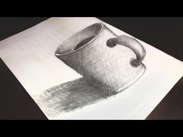 How to draw a still life drawing easy step by step tutorial by pencil with shading techniques