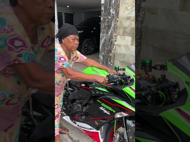 NENEK GEBER ZX25R MINTA DI SENGGOL #shorts #zx25r