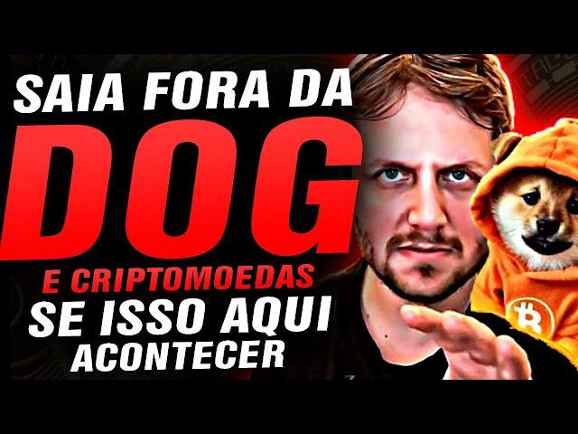  SAIA FORA E VAZA DAS CRIPTOMOEDAS ALTCOINS E DOG GO TO THE MOON SE ISSO ACONTECER AUGUSTO BACKES