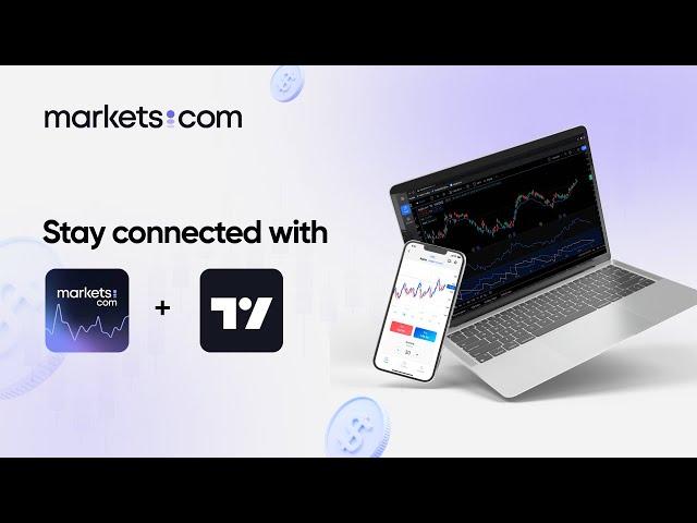 Stay connected no matter where the markets takes you with Markets.com x TradingView! 