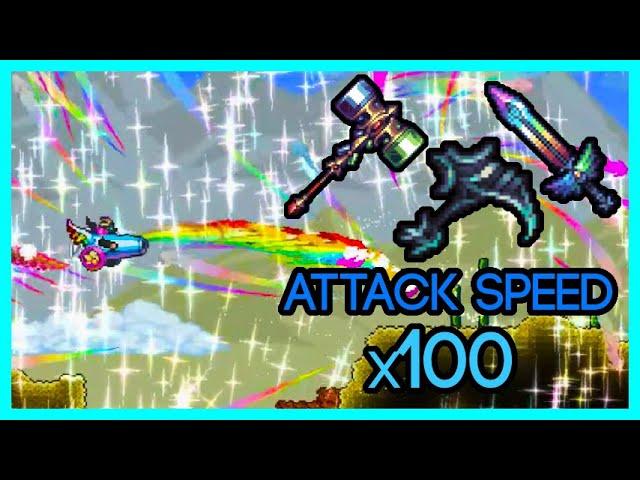 Strongest Weapons in Terraria Calamity Mod, but they are 100x faster