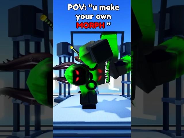 i made a MORPH in Skibidi Tower Defense #roblox