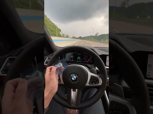 BMW 신차 출고후 고속도로 주행